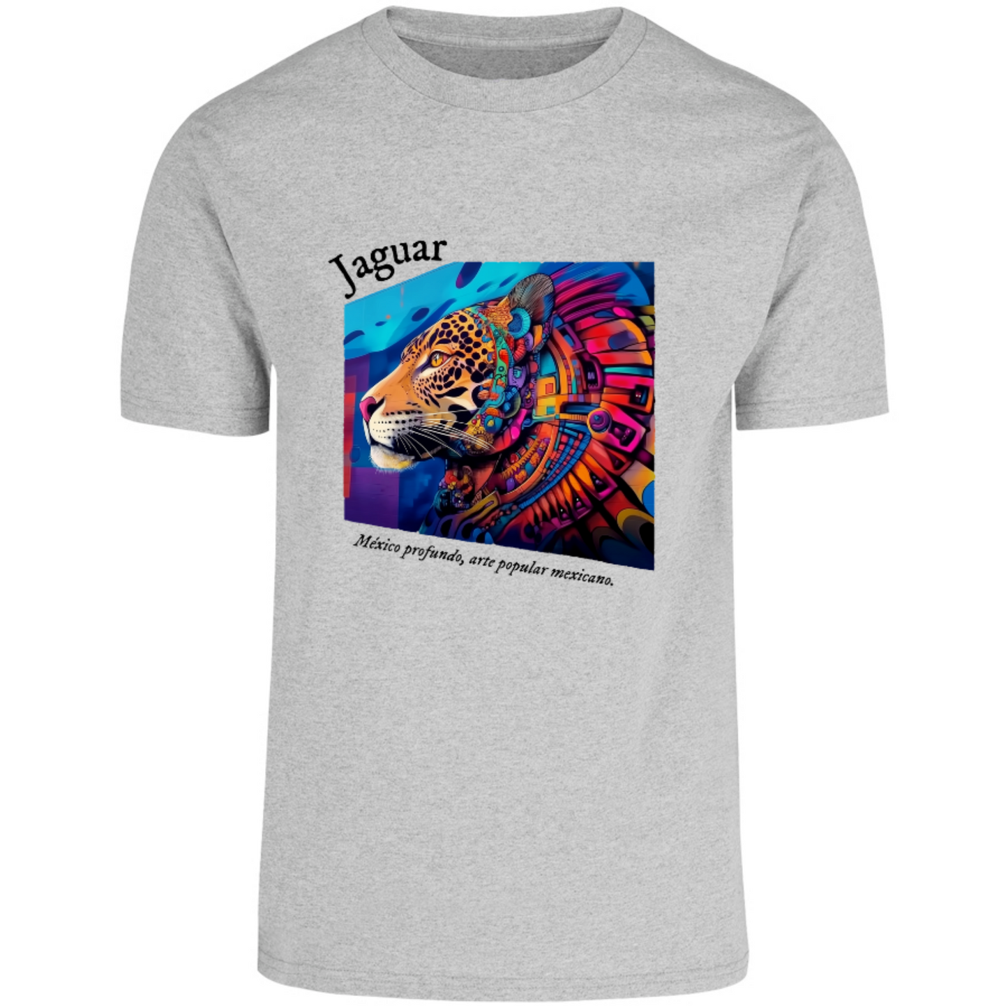 Playera Jaguar estilo mural 2