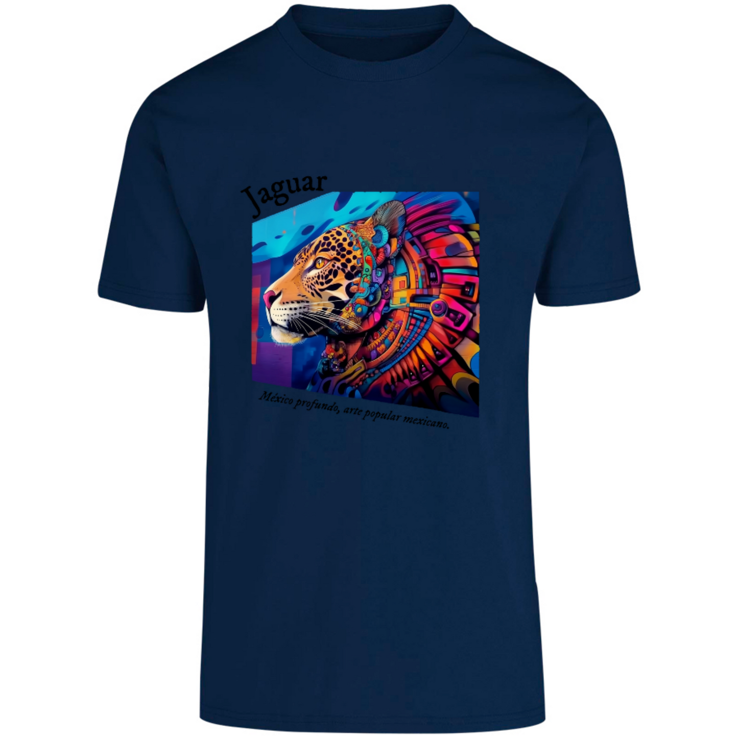 Playera Jaguar estilo mural 5