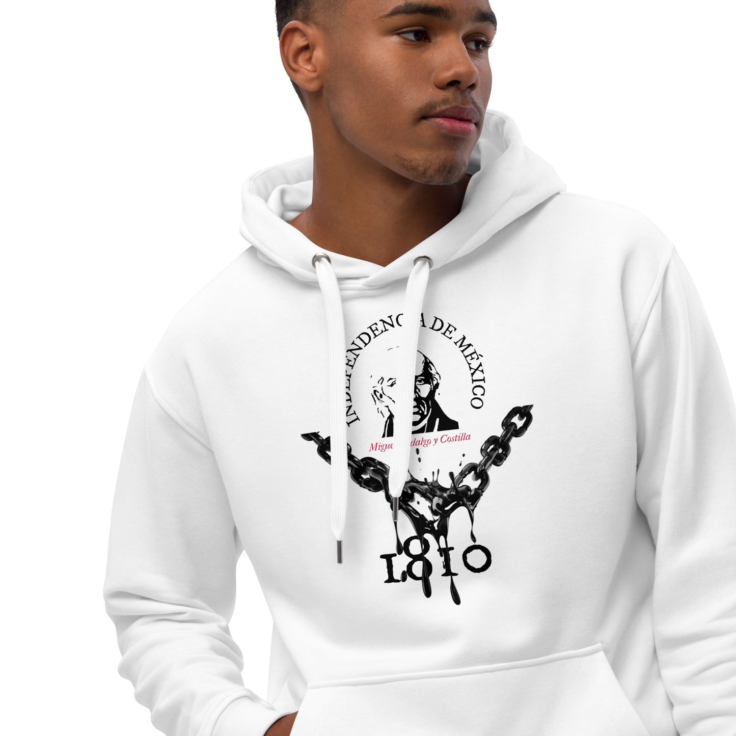 Mexican Independence (Hidalgo) eco-hoodie (front 4)