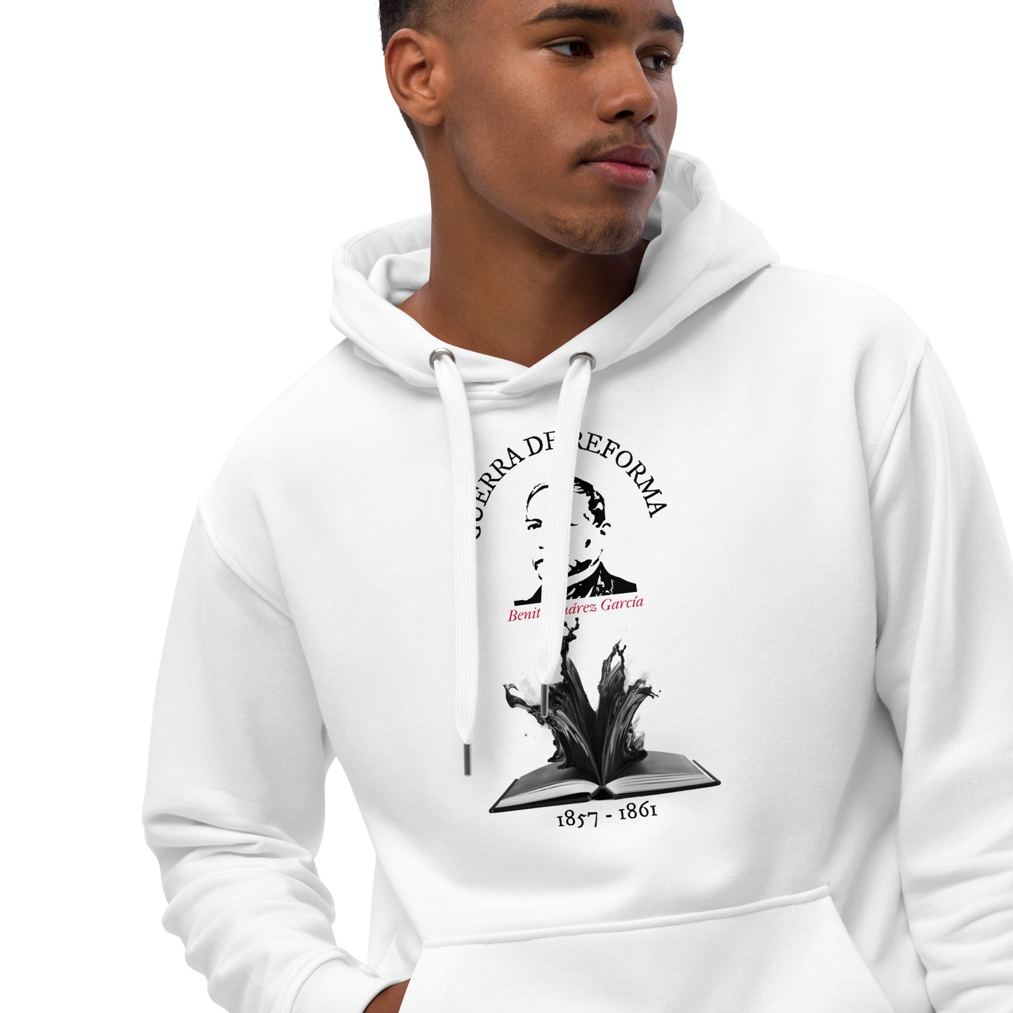 Reform War (Benito Juarez) eco hoodie (front 2)