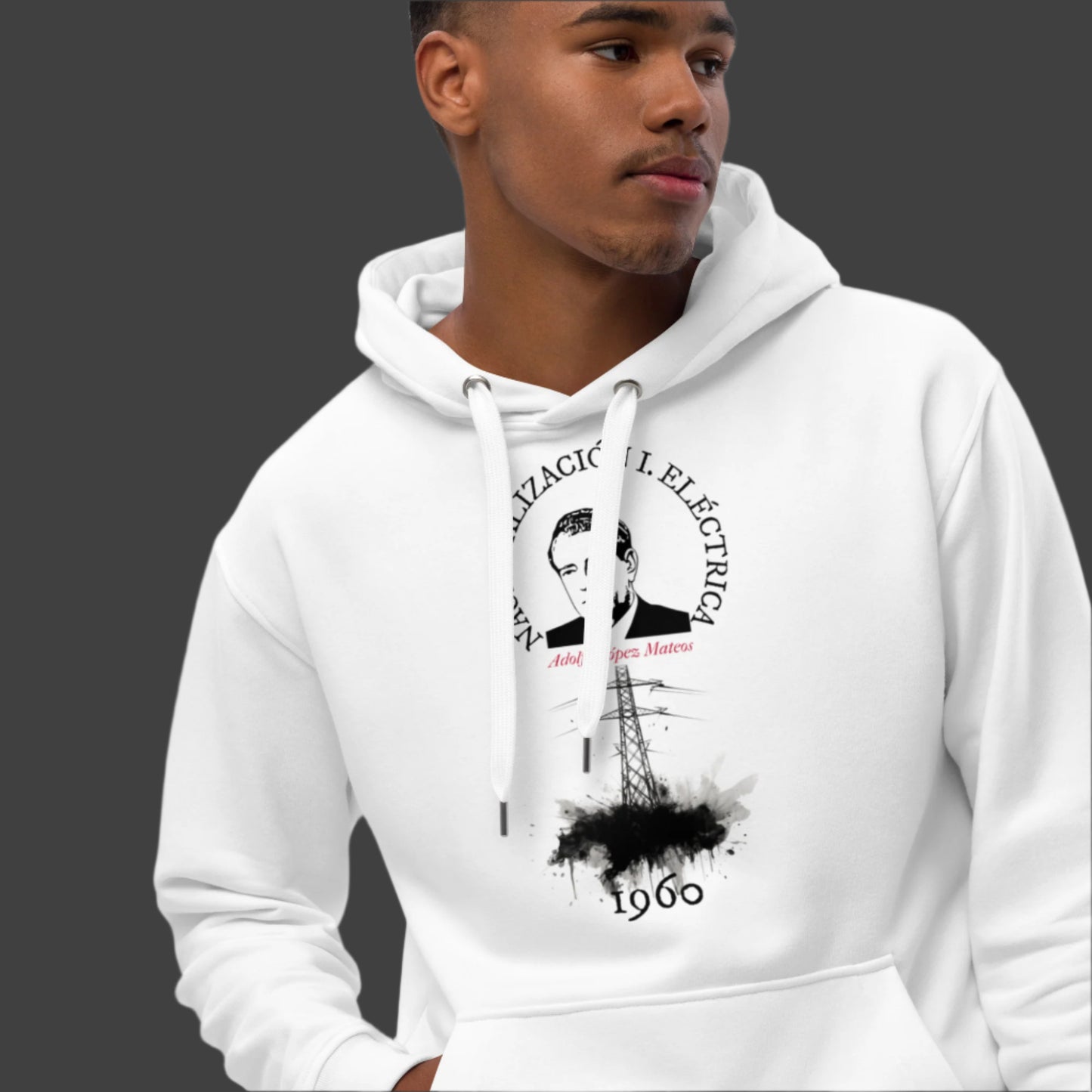 Energy Heroes (Lopez Mateos) eco hoodie (front 2)