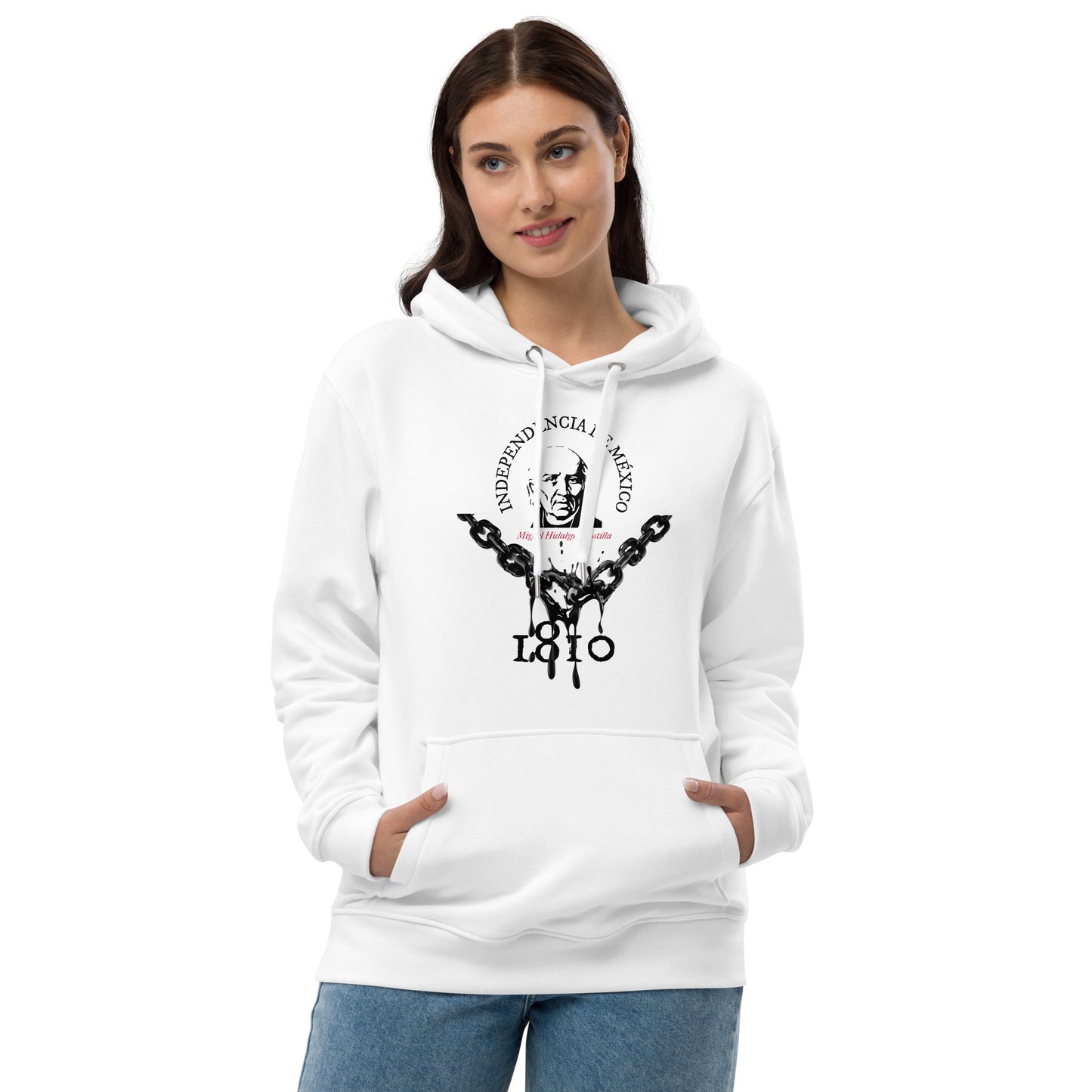 Mexican Independence (Hidalgo) eco-hoodie (front)