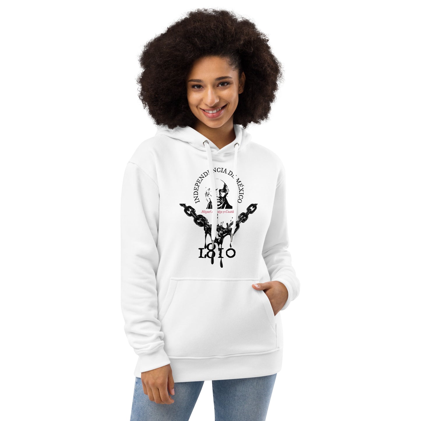 Mexican Independence (Hidalgo) eco-hoodie (front 3)