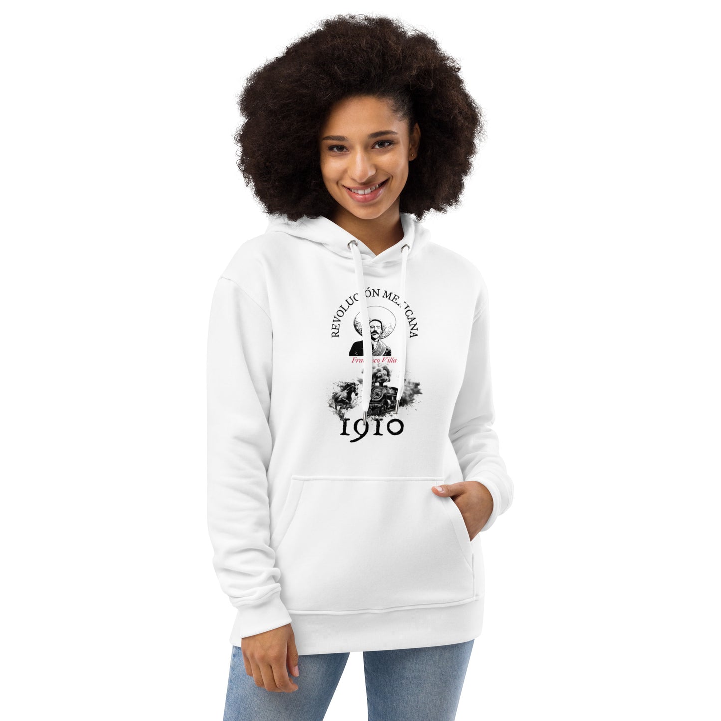 Mexican Revolution (Pancho Villa) eco hoodie (front) w