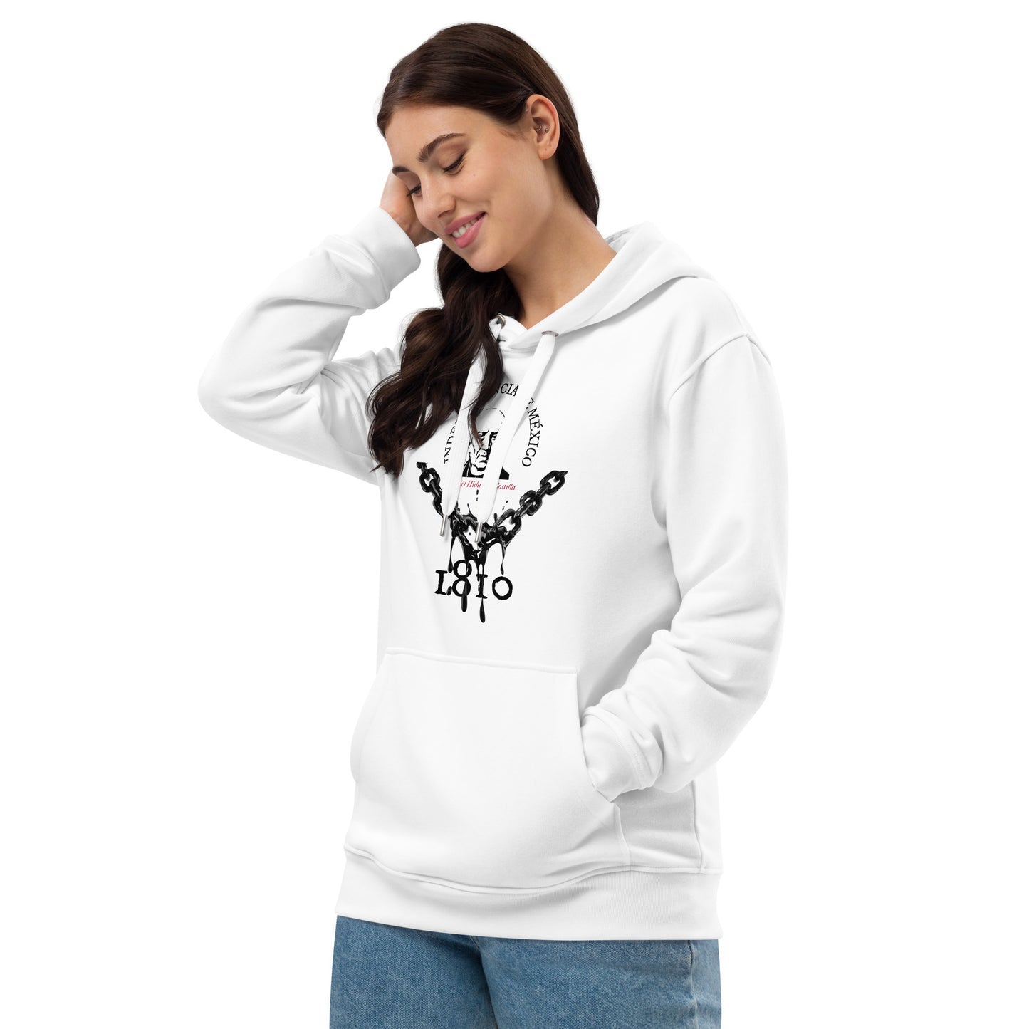 Mexican Independence (Hidalgo) eco-hoodie (front 2)
