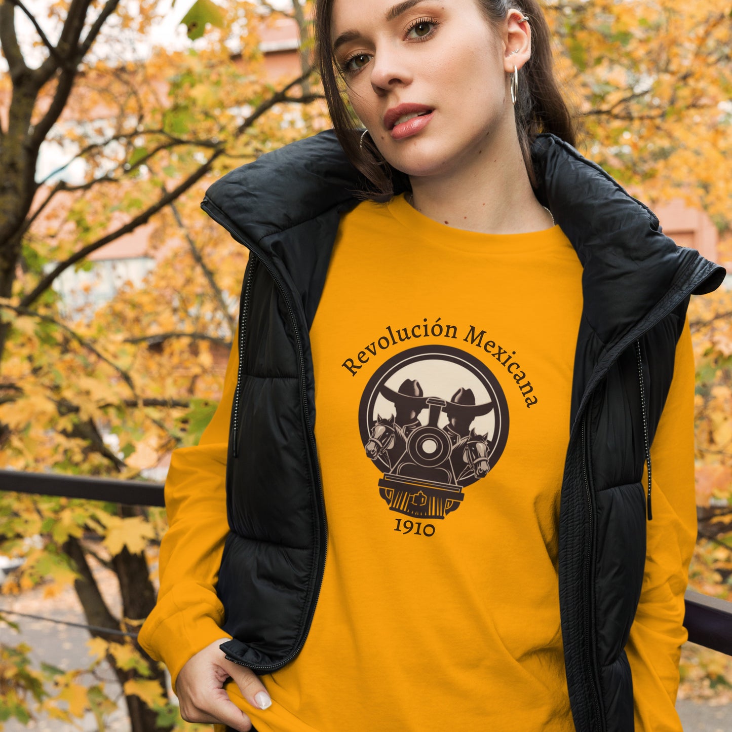 Mexican Revolution 1910 long sleeve tee (front 4)