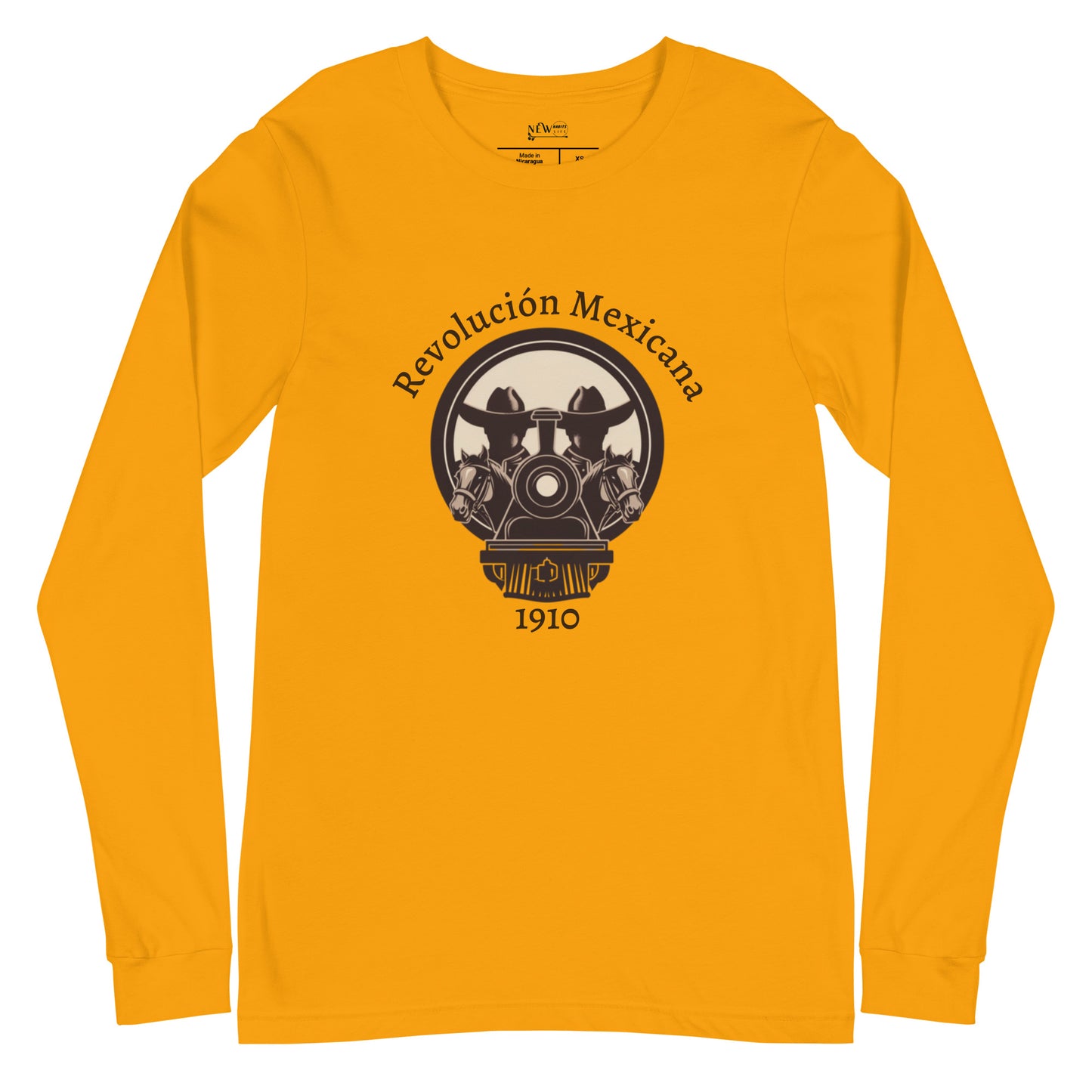 Mexican Revolution 1910 long sleeve tee (front 2)
