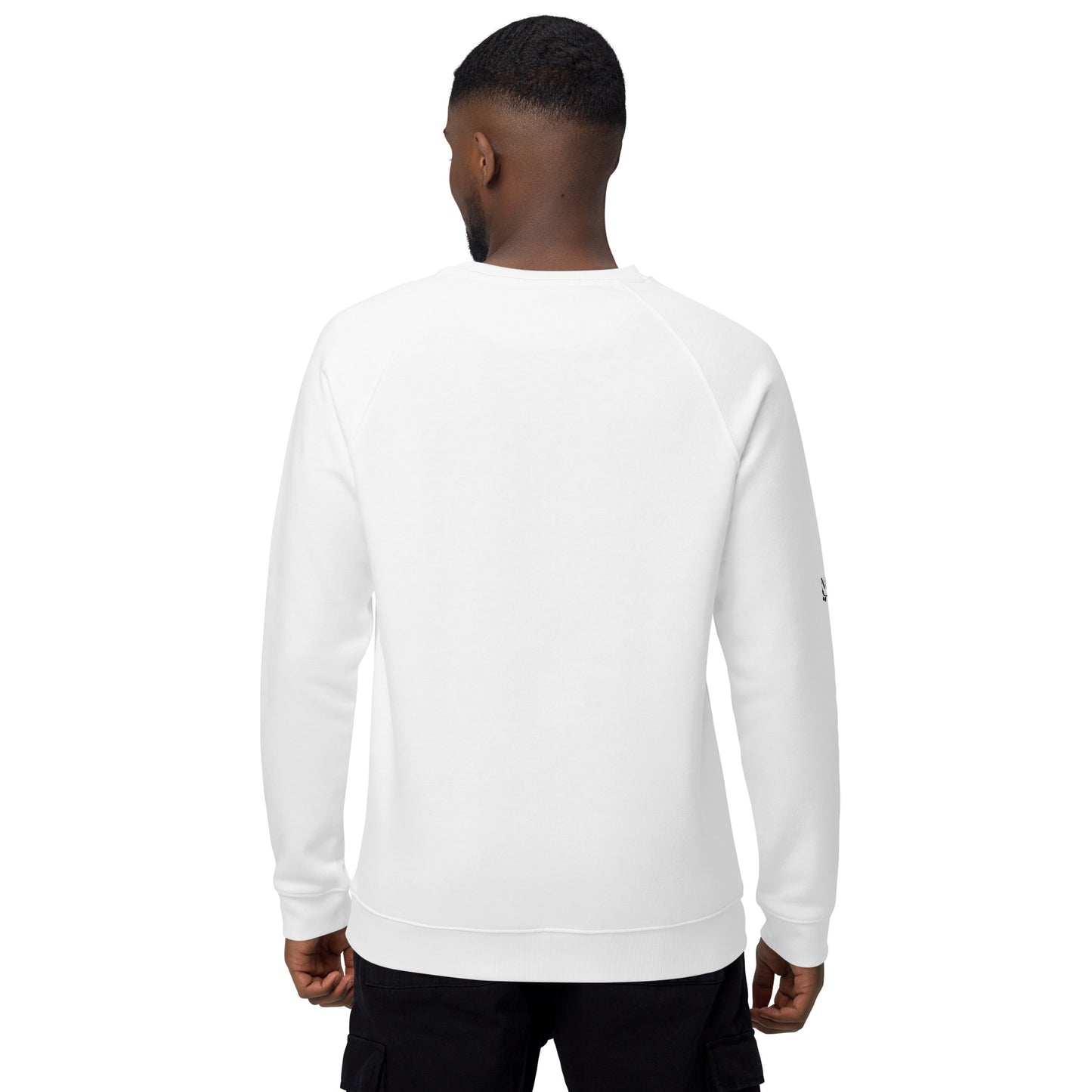 Pancho Villa organic raglan sweatshirt man 3 back side