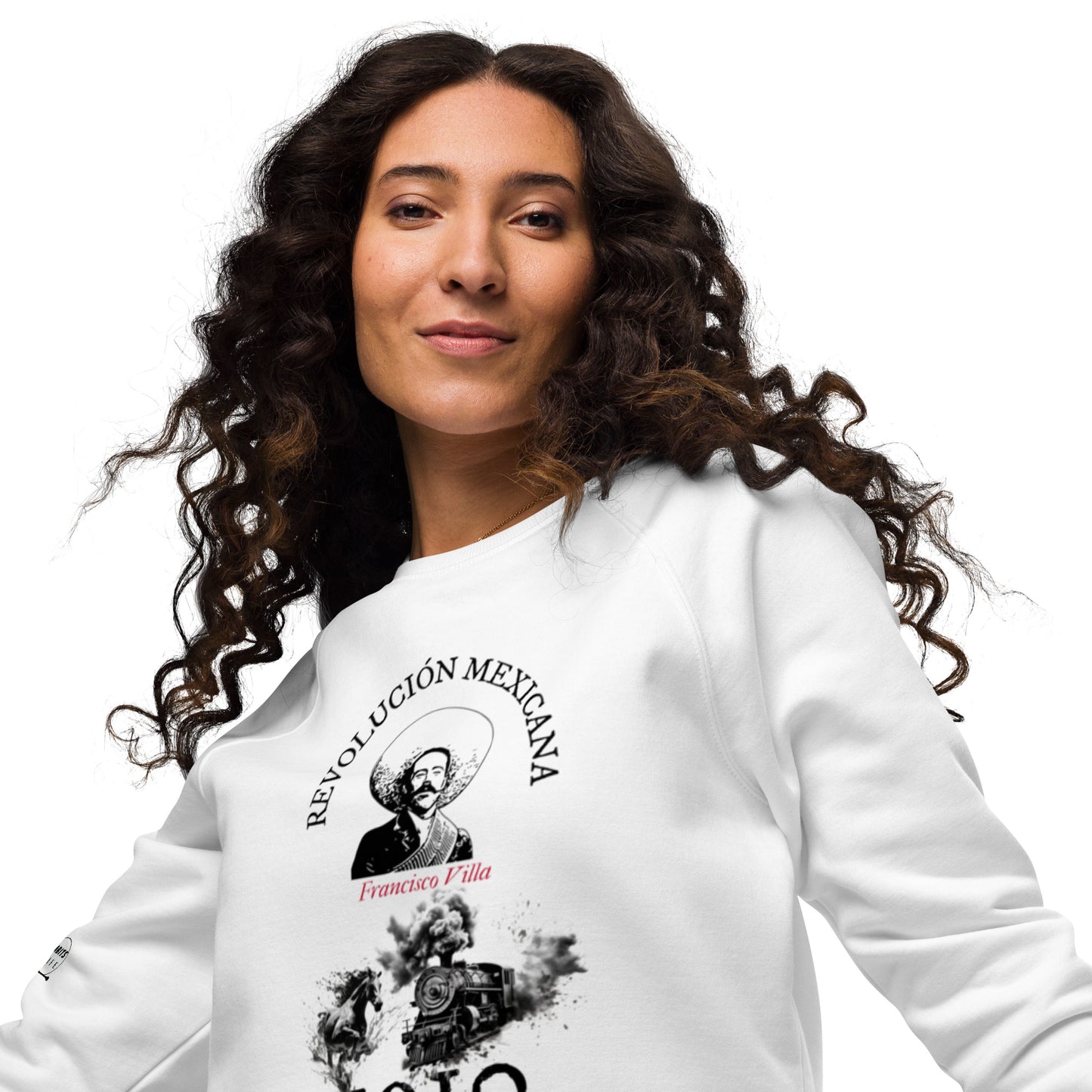 Pancho Villa organic raglan sweatshirt woman