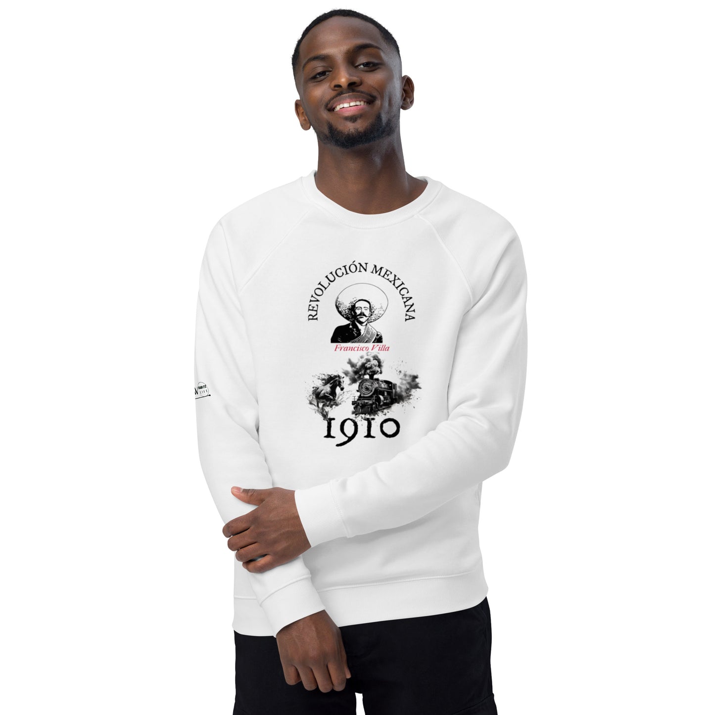Pancho Villa organic raglan sweatshirt man 1