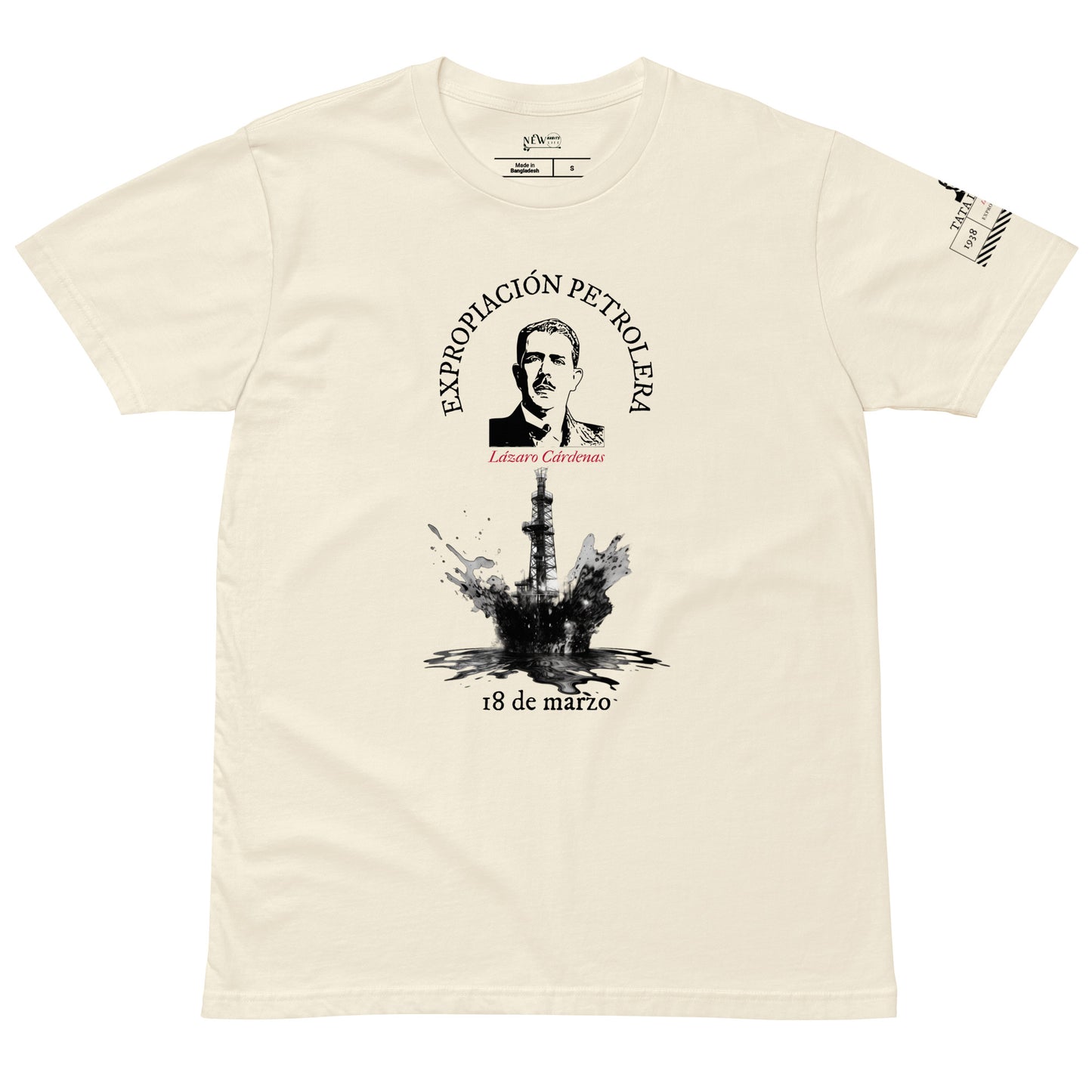 Energy Heroes (Lazaro Cardenas) 18 de marzo t-shirt (front 2)
