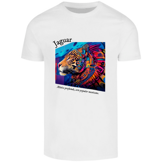 Playera Jaguar estilo mural 1