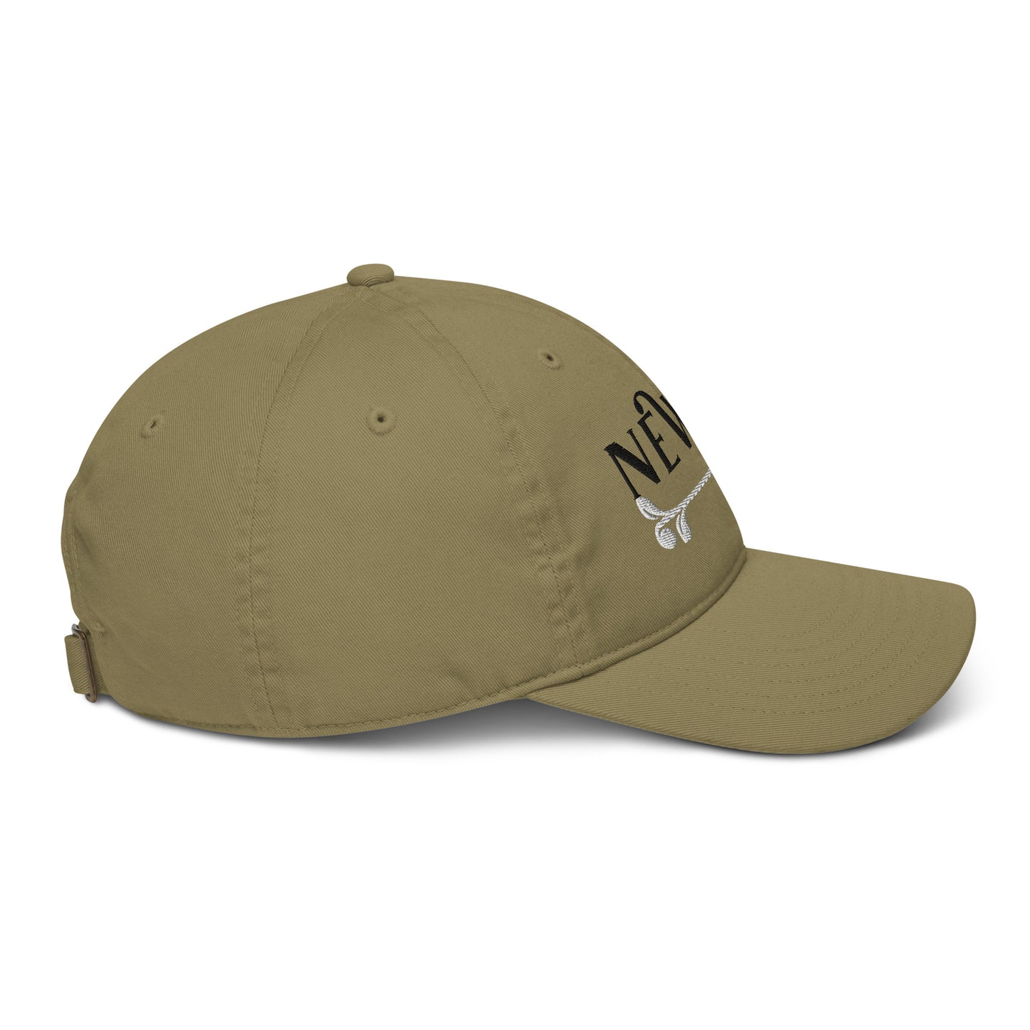New Habits New Life Black Logo Dad Hat (Jungle color 5)