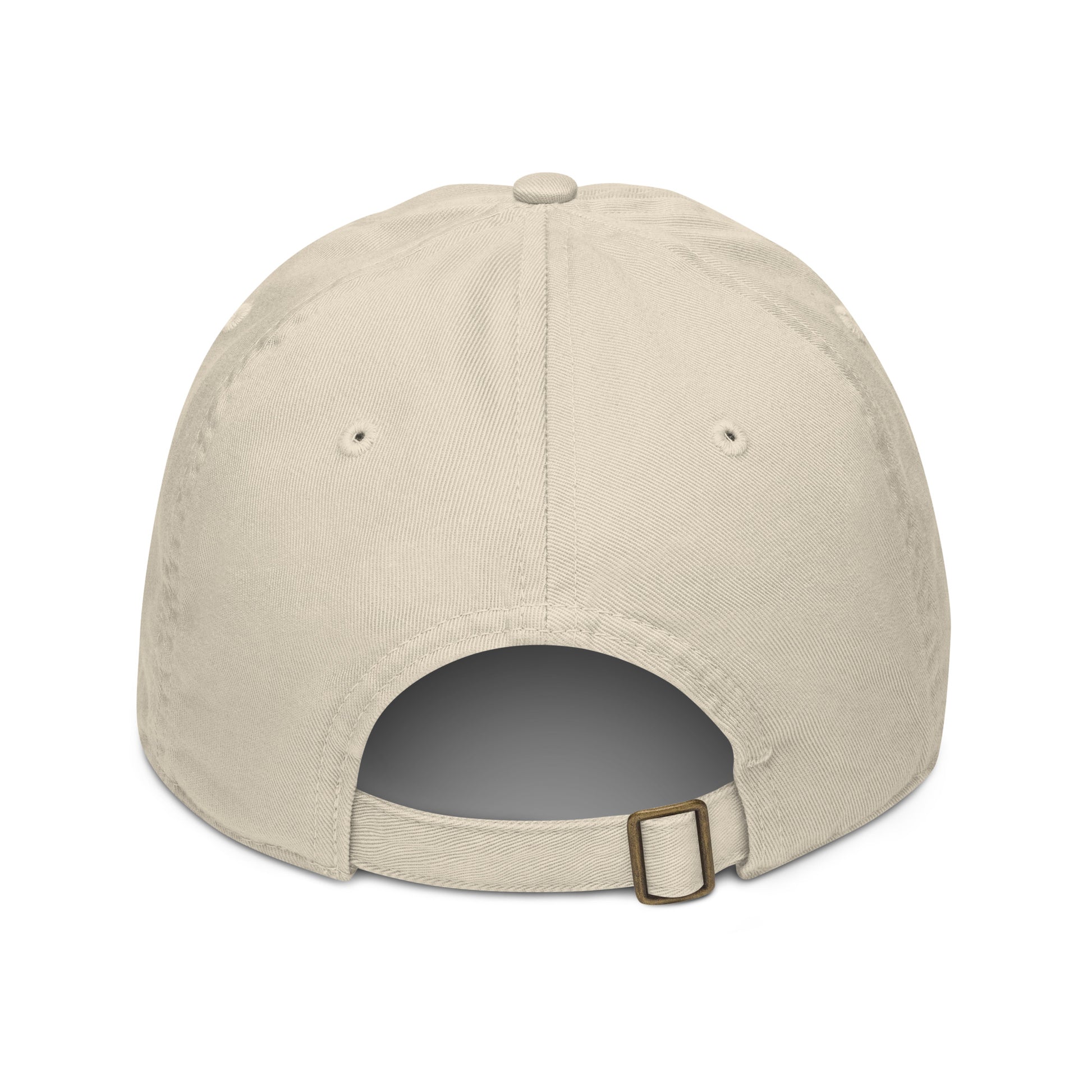 New Habits New Life White Logo Dad Hat (oyster color 2)