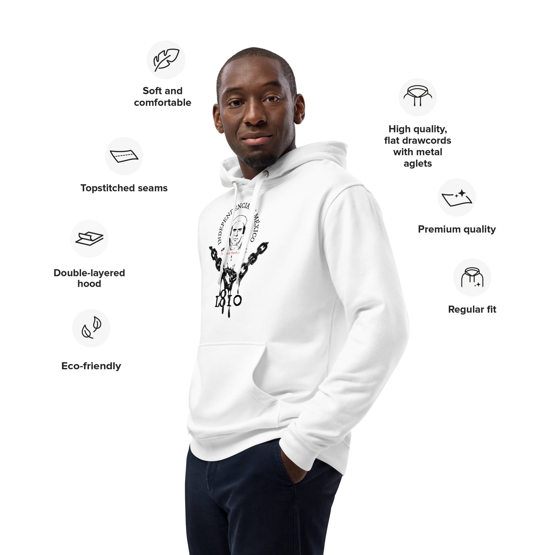 Morelos eco hoodie in man