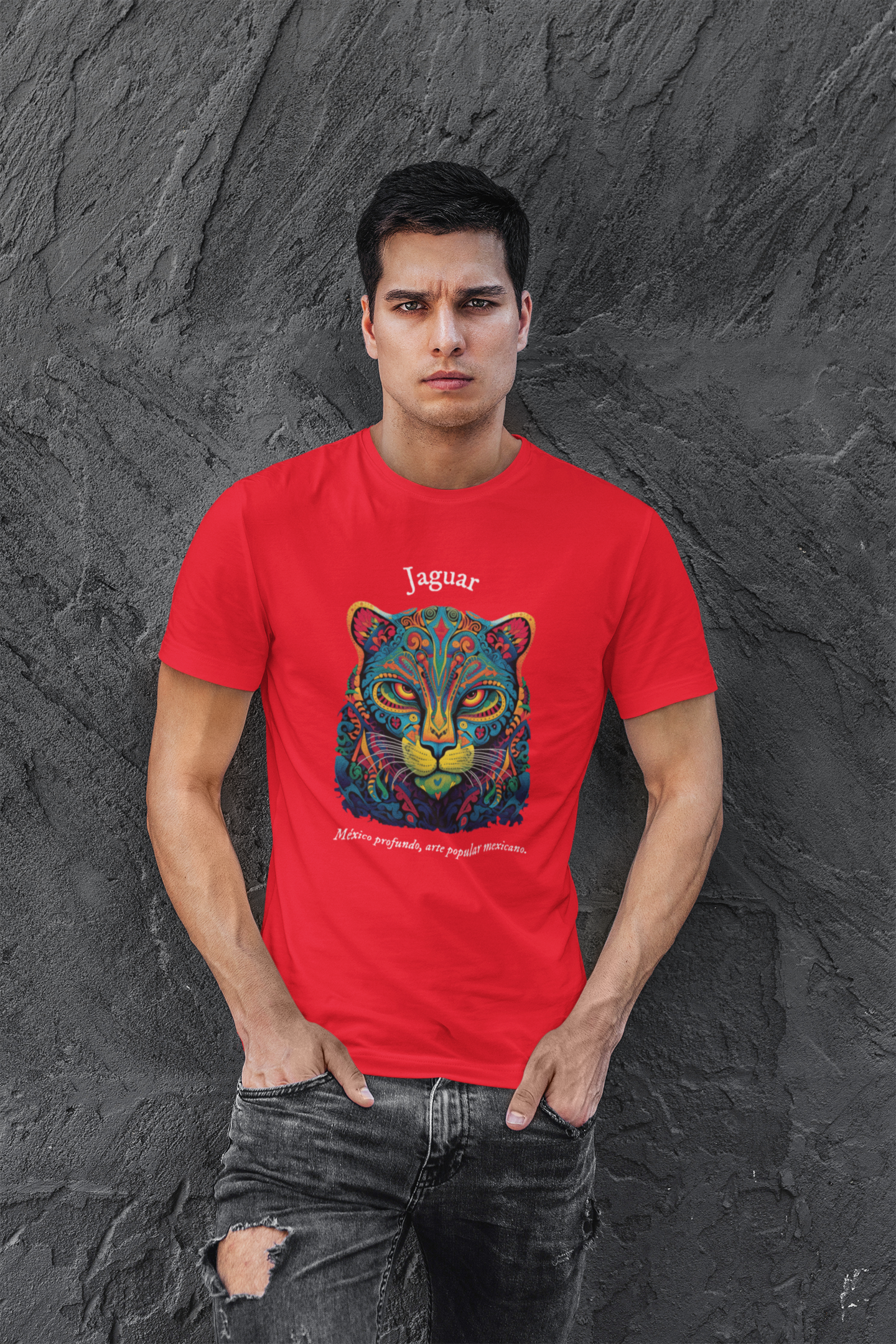 Jaguar - Playera de algodón unisex, corte recto
