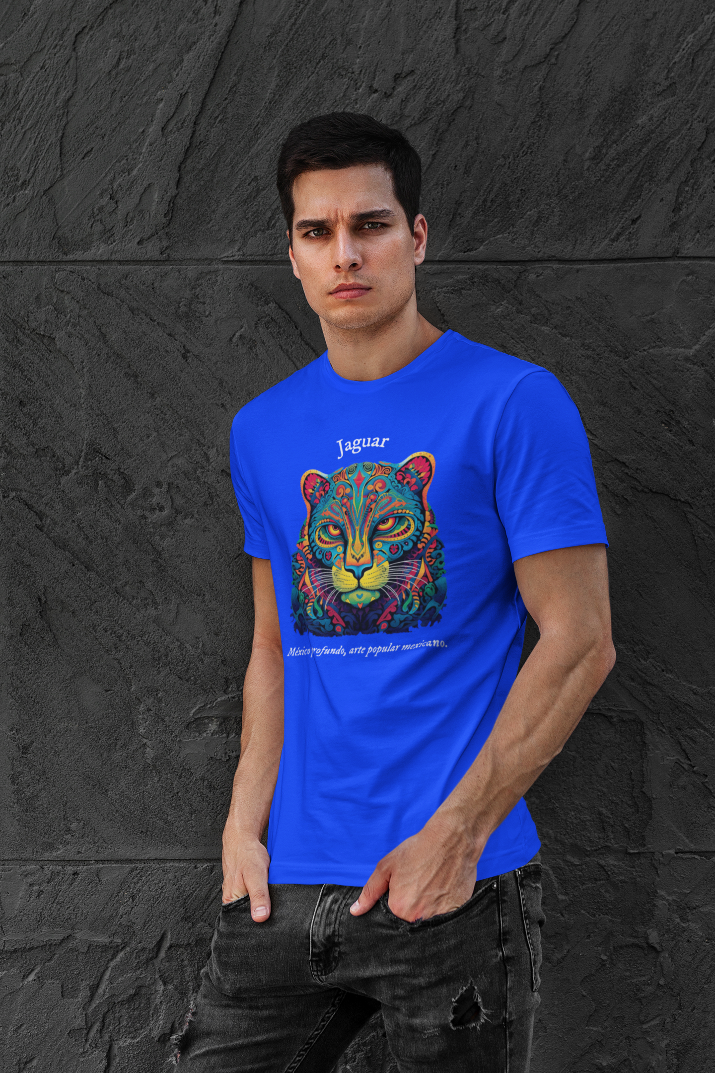 Jaguar - Playera de algodón unisex, corte recto