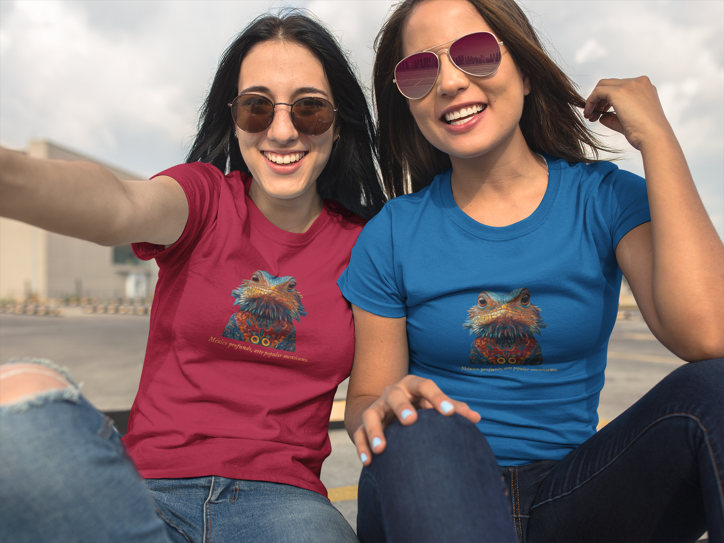 Dragón Barbudo - Playera de algodón unisex, colores obscuros