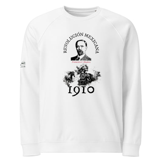 Francisco I. Madero organic raglan sweatshirt 1