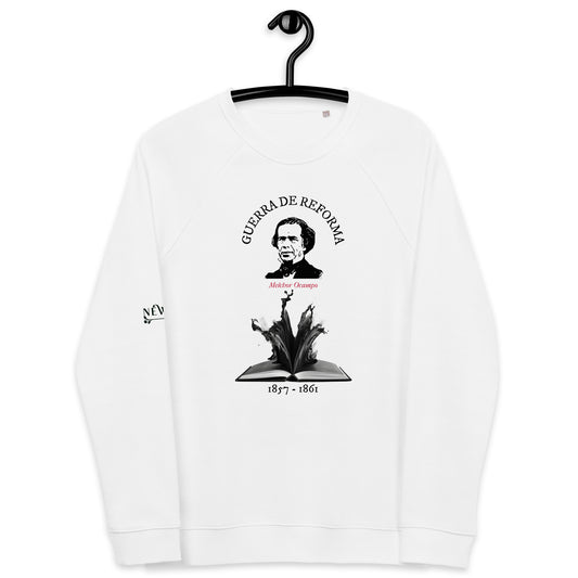 Melchor Ocampo organic raglan sweatshirt 1