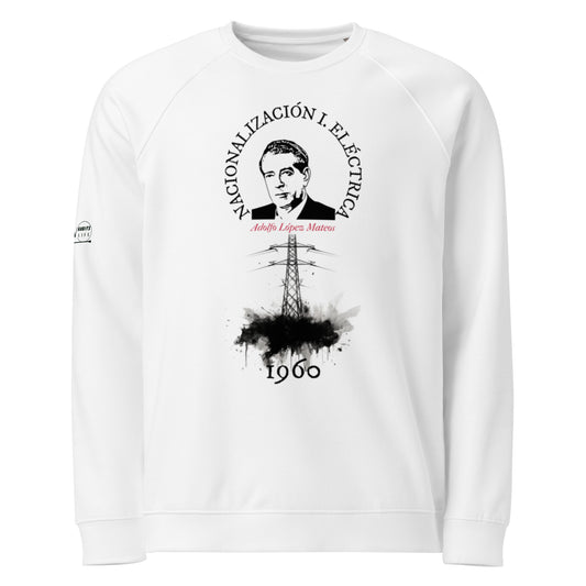 Lopez Mateos organic raglan sweatshirt 1