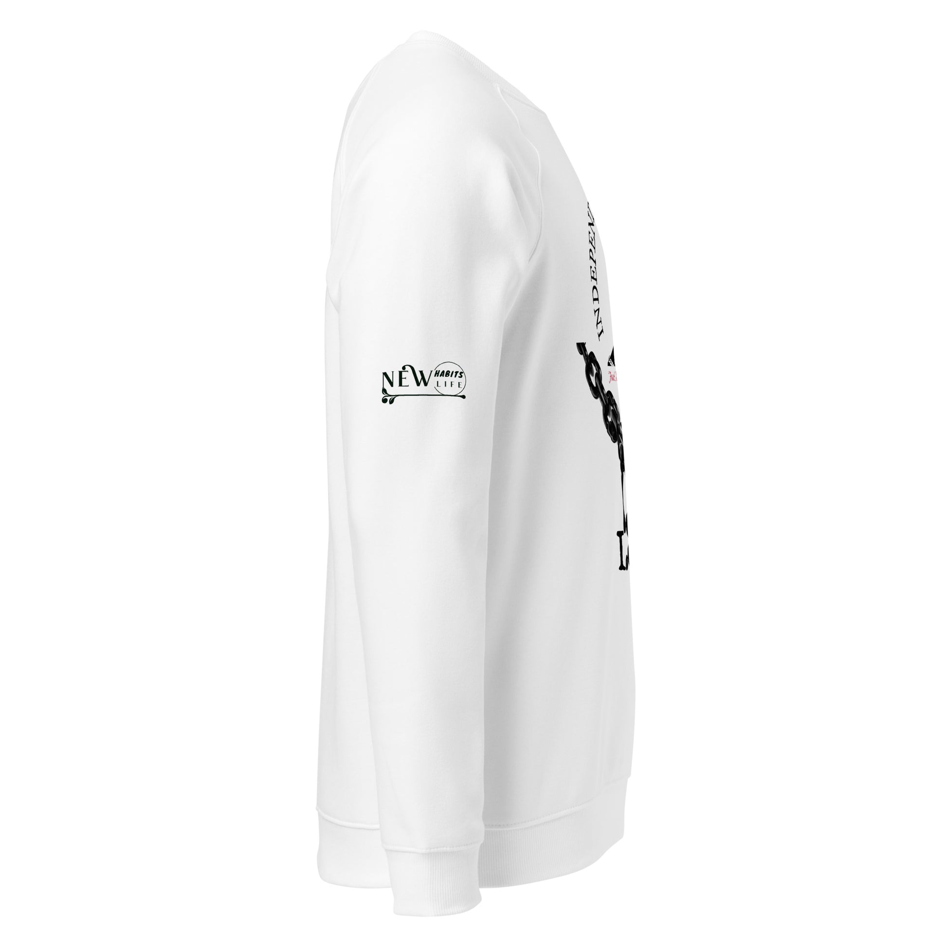Morelos organic raglan sweatshirt, right view