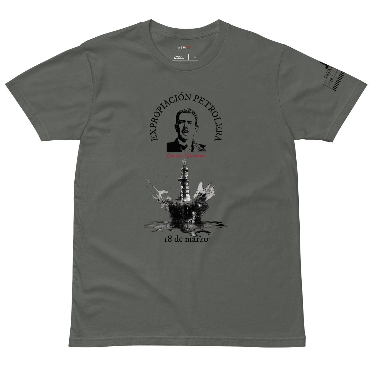Energy Heroes (Lazaro Cardenas) 18 de marzo t-shirt (front)