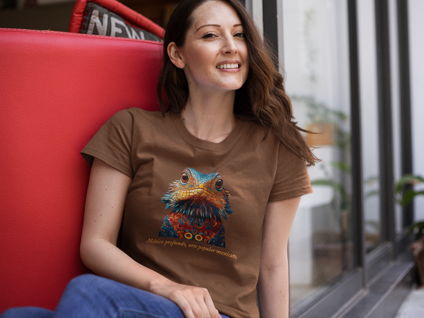 Dragón Barbudo - Playera de algodón unisex, colores obscuros